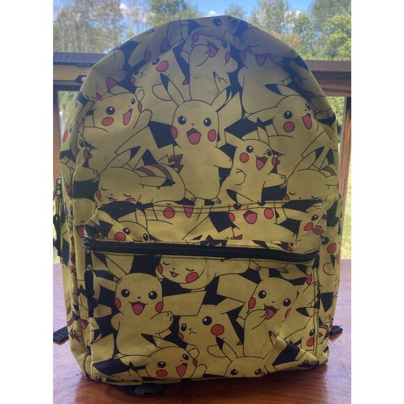 Pokémon Pikachu Black/Yellow Backpack - Picture 1 of 7